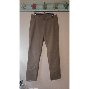 AG Mens Dark Tan Chino Pants 31 x 33